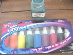 fabric spray paint set