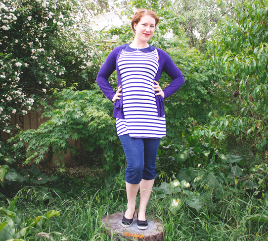 Nautical style in navy and white stripes | Lavender & Twill