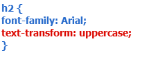 регистр текста css регистр букв css