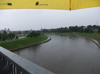río Neris, Vilna