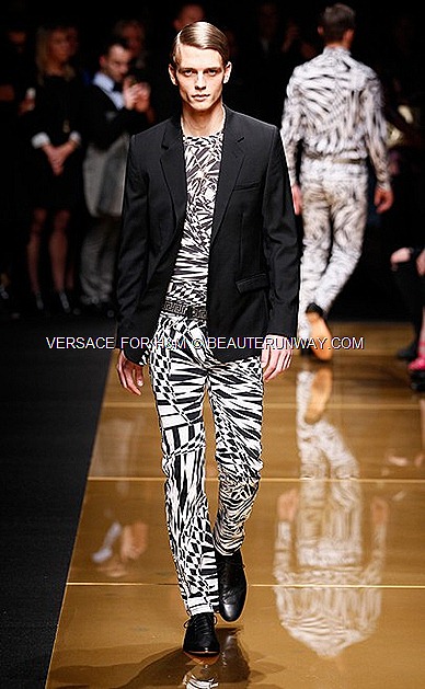Versace H&M New York Mens Runway Show Donatella Versace