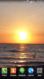 Sunset Ocean Live Wallpaper HD Screenshots 2