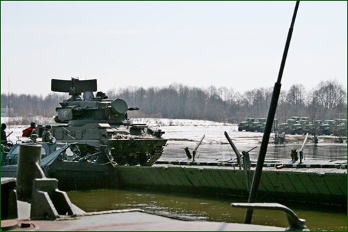 Украинские военные на учениях