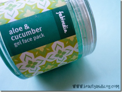 Fabindia Aloe Vera & Cucumber Gel Face Pack Review