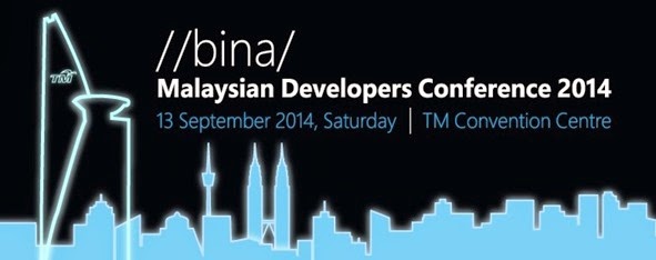 Exhibitor @ //bina/ Malaysian Developers Conference 2014