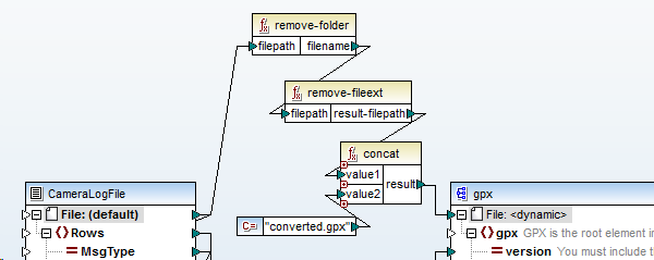 Mapping file names