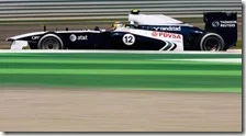 Maldonado nelle prove libere del gran premio d'India 2011