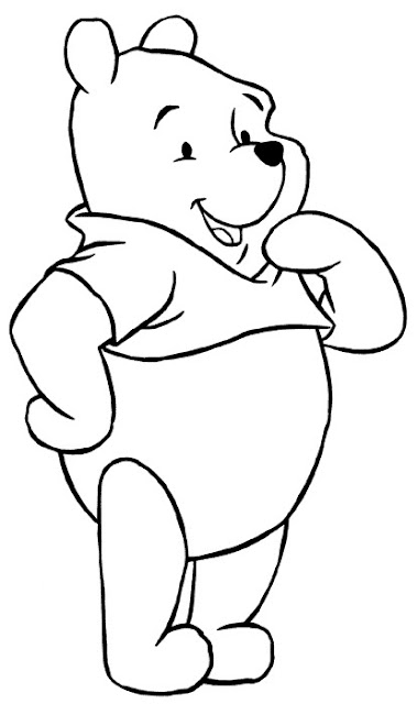 DIBUJOS DE WINNIE POOH PARA COLOREAR