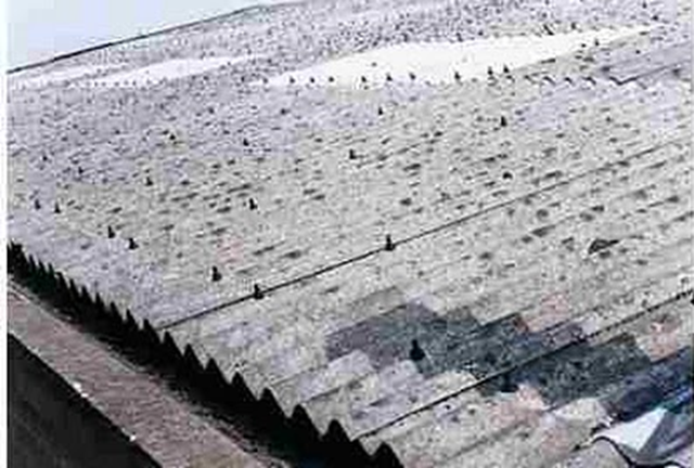 atap rumah asbes