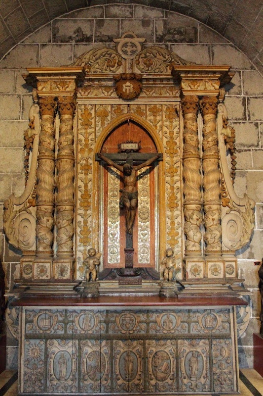 One of the altars inside San Augustin Church, Manila, Philippines