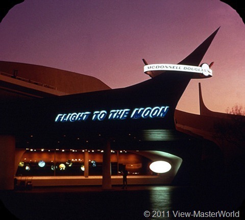View-Master Tomorrowland (A179), Scene 2-2: Flight to the Moon