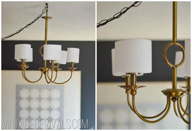 Brass Chandelier @ Vintage Revivals