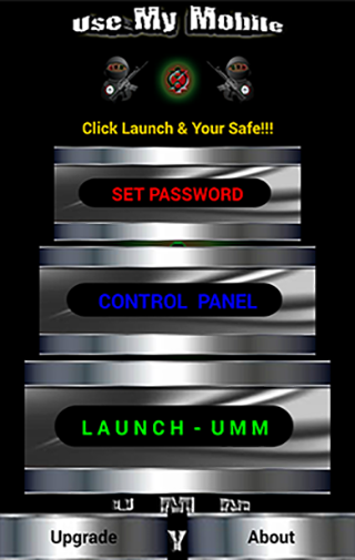 Android application UMM - Use My Mobile screenshort