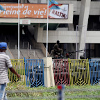 Devant le stade des martyrs le 23/12/2011 à Kinshasa. Radio Okapi/ph. John Bompengo