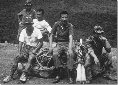 Ecuadorian Special Forces at the Cave Site