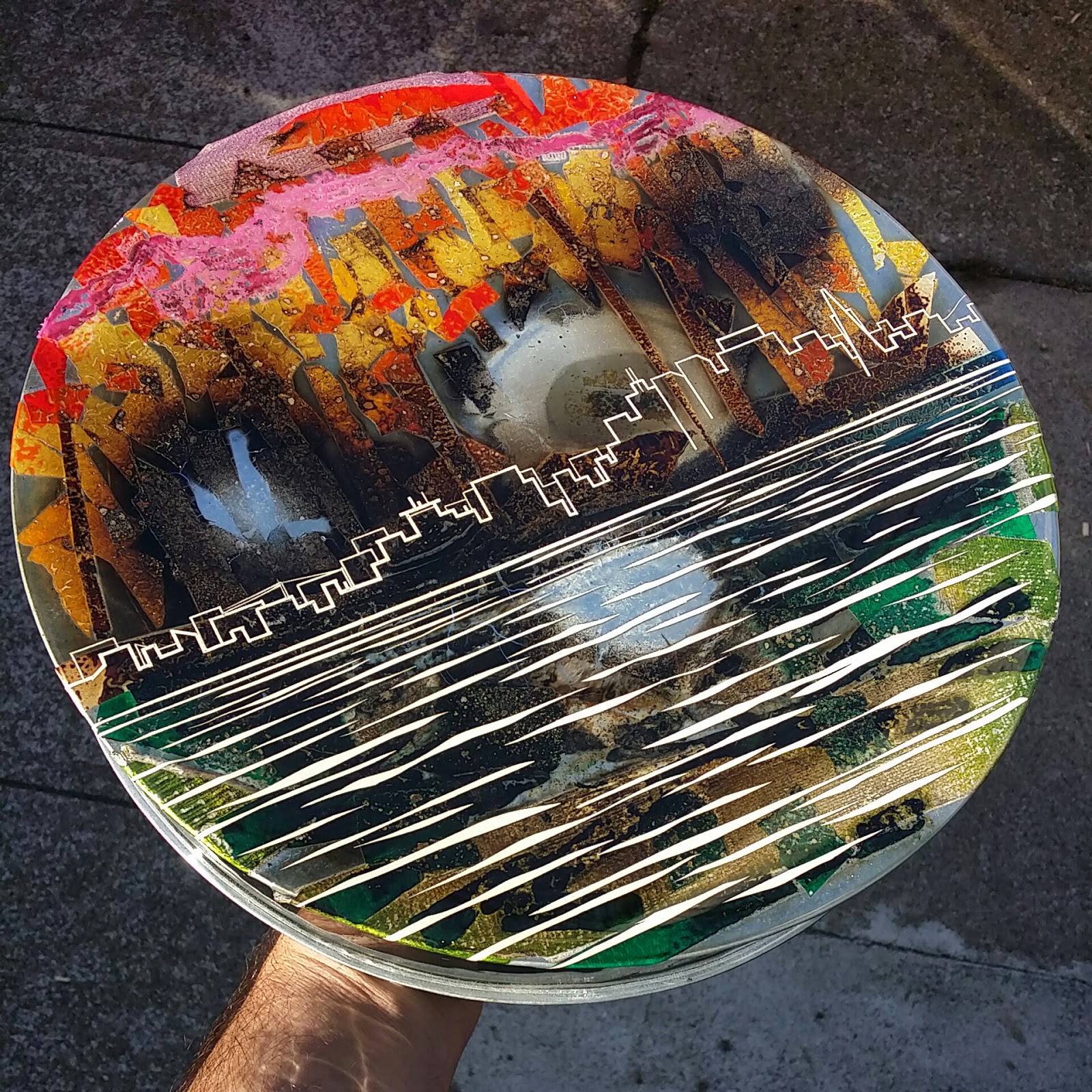 TAPED METAL CANVAS Toxic 415