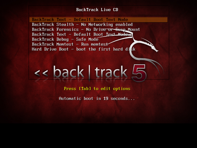 Installing backtrack 5 R3 Installing backtrack 5 R3