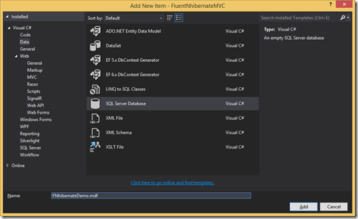 fluent-nhibernate-database