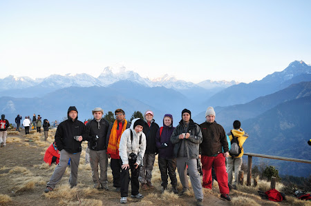 Trekking in Himalaya: Grupul la Annapurna
