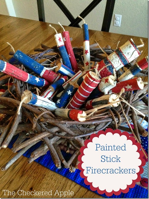 painted stick firecrackers