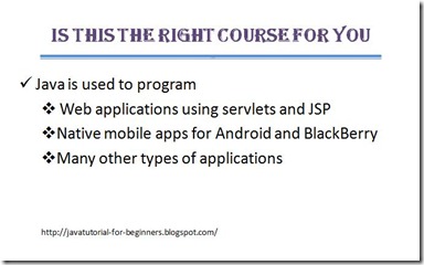 Free java Tutorials for Beginners