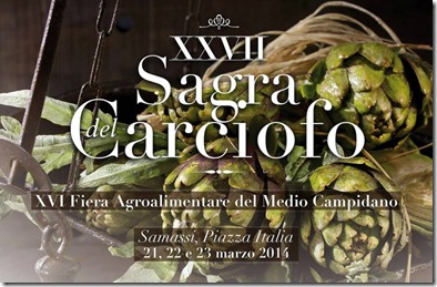 XXVII Sagra del Carciofo di Samassi immagine della locandina della manifestazione XXVII Sagra del Carciofo di Samassi