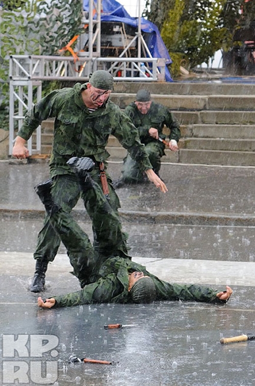 Фотографии с показательных выступлений СОБР и ОМОН в Волгограде