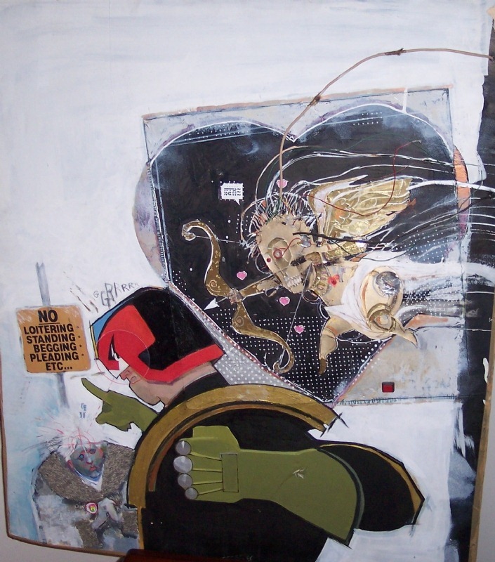 Judge Dredd Cover 1987 BY BILL SIENKIEWICZ