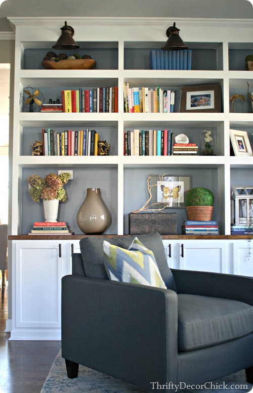 dining room turned library