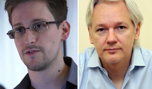 Assange y Snowden