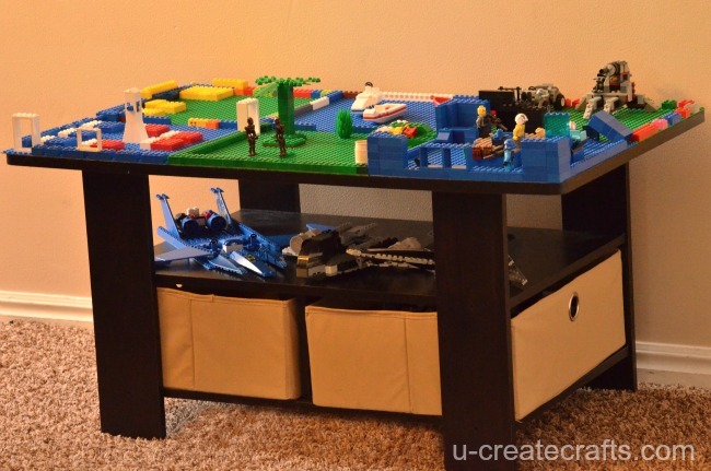 making your own lego table