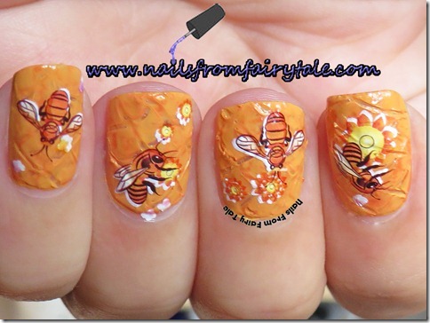 busy bee manicure 2