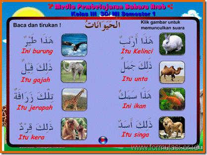 Belajar bahasa arab dasar untuk anak