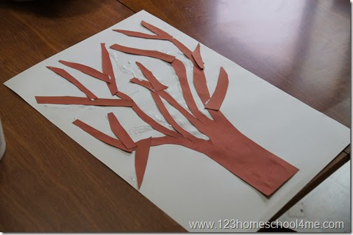use construction paper to make a tree use construction paper to make a tree