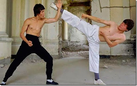 Joven sorprende por su parecido a Bruce Lee