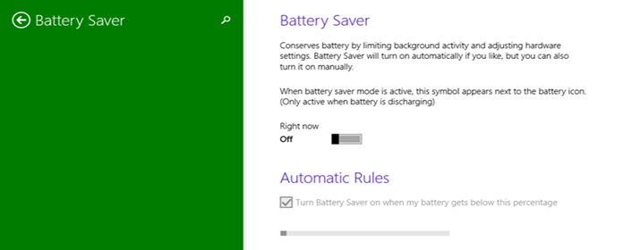 Battery Saver (Mode=OFF) in Windows 10 PC Settings (www.kunal-chowdhury.com)