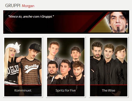 X Factor 8 Gruppi Morgan