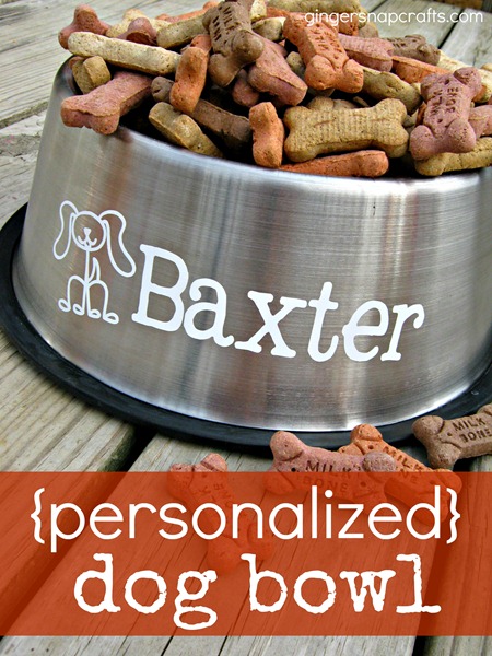 dog personalized bowl