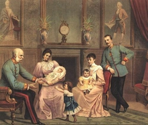 Los Emperadores de Austria y sus hijos