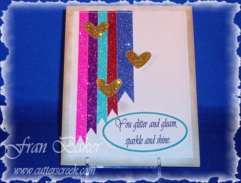 Glitter Gleam Sparkle Shine Card