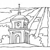 FREE CHURCH COLORING PAGES