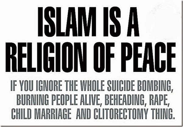 Islam Rel of Peace Except...