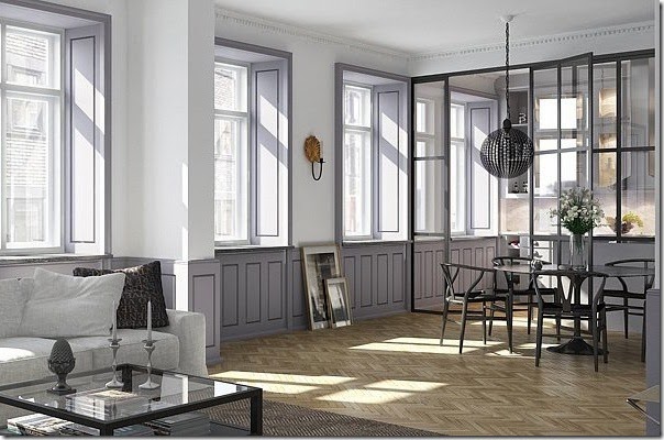 Cucine e pareti vetrate case e interni Parete vetro cucina
