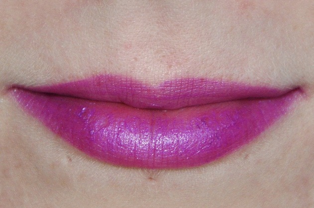 Lush Cosmetics Makeup Beauty Liquid Lipstick Drive Lip Swatch