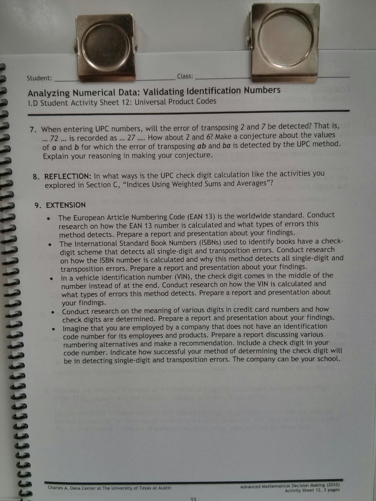 Universal Product Codes