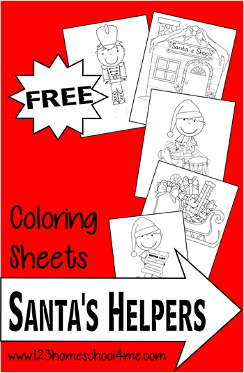 FREE Santa's Helpers Christmas Coloring Pages - These Christmas themed coloring sheets are lots of fun for toddler, preschool, prek, kindergarten, first grade, 2nd grade in December FREE Santa's Helpers Christmas Coloring Pages - These Christmas themed coloring sheets are lots of fun for toddler, preschool, prek, kindergarten, first grade, 2nd grade in December