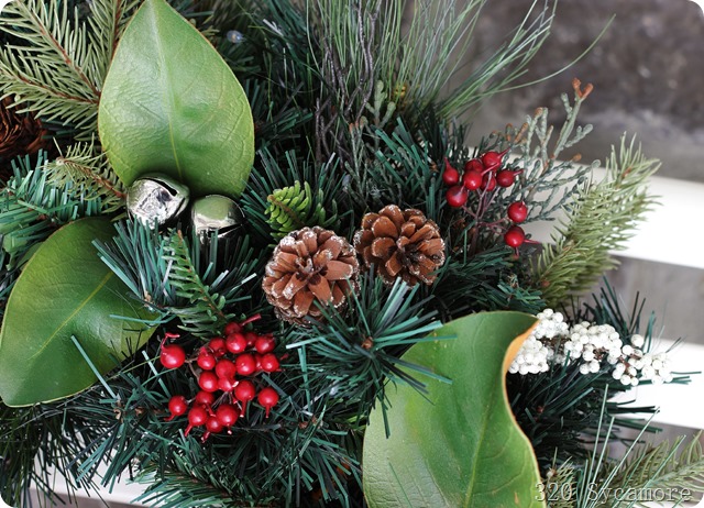 christmas wreath pottery barn inspired