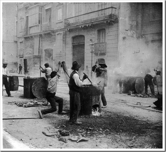 Asfaltado de calles 1909