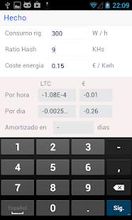 Calculadora Litecoin Screen 2