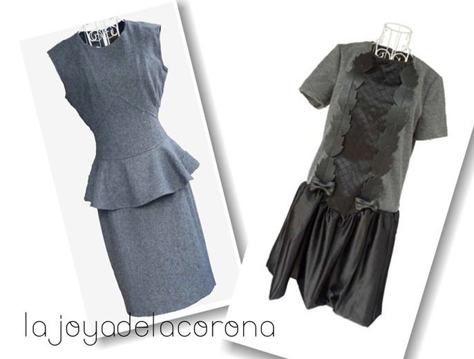 collage vestidos grises1